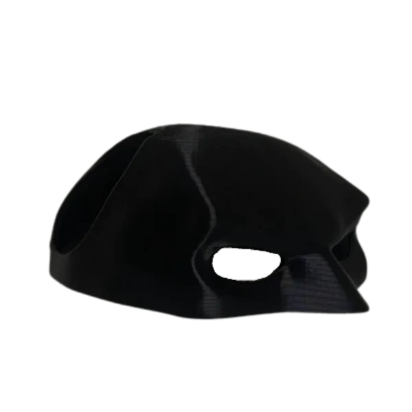 Black Matte Superhero Bat Mask for Cats