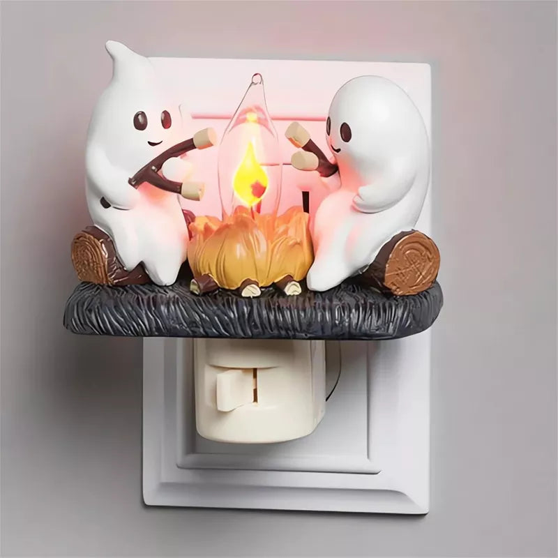 Ghost Campfire Flickering Night Light